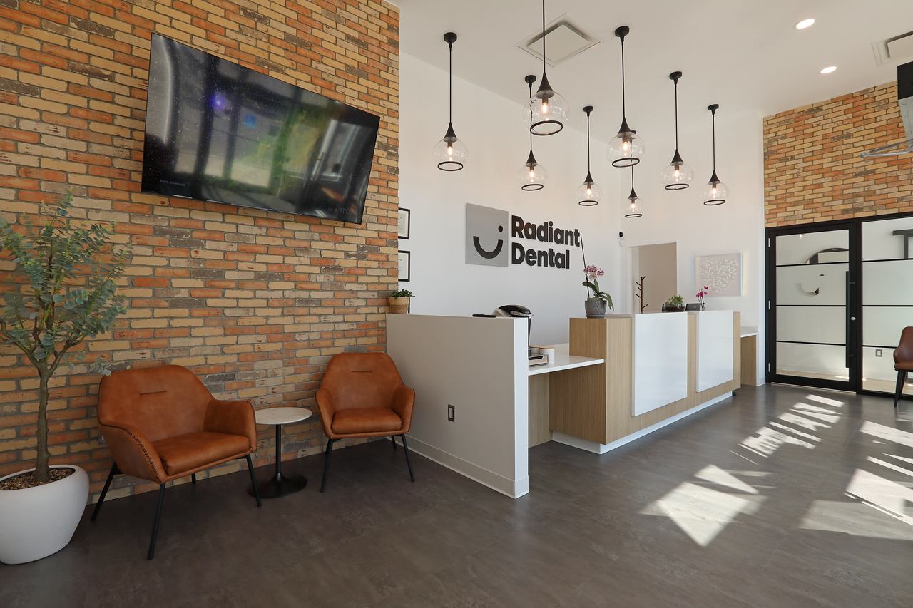 Radiant Dental waiting area - Winnipeg dental clinic